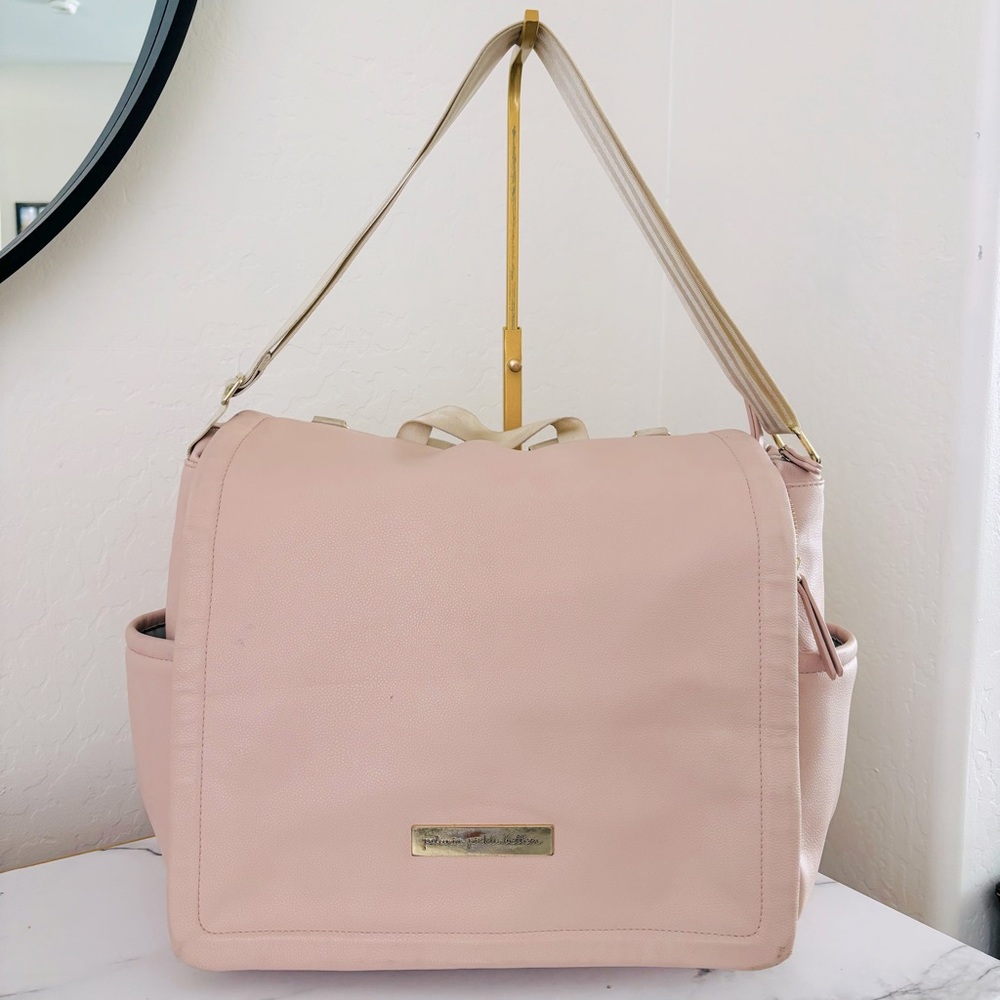 Petunia‎ Pickle Bottom BBML-596-00 Boxy Backpack, Blush Leatherette